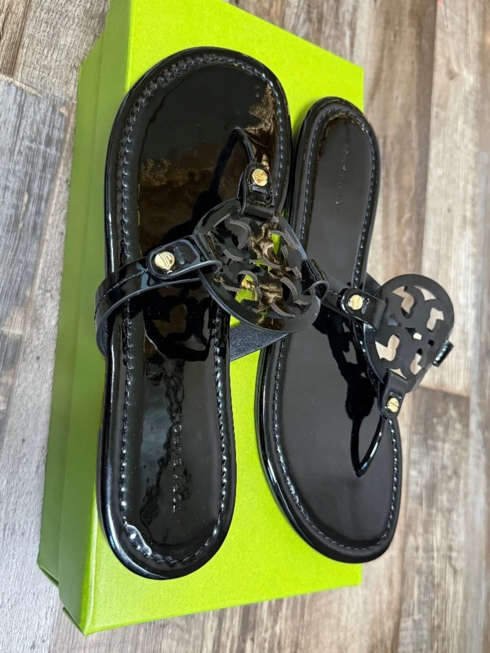 MILLER PATENT SANDAL